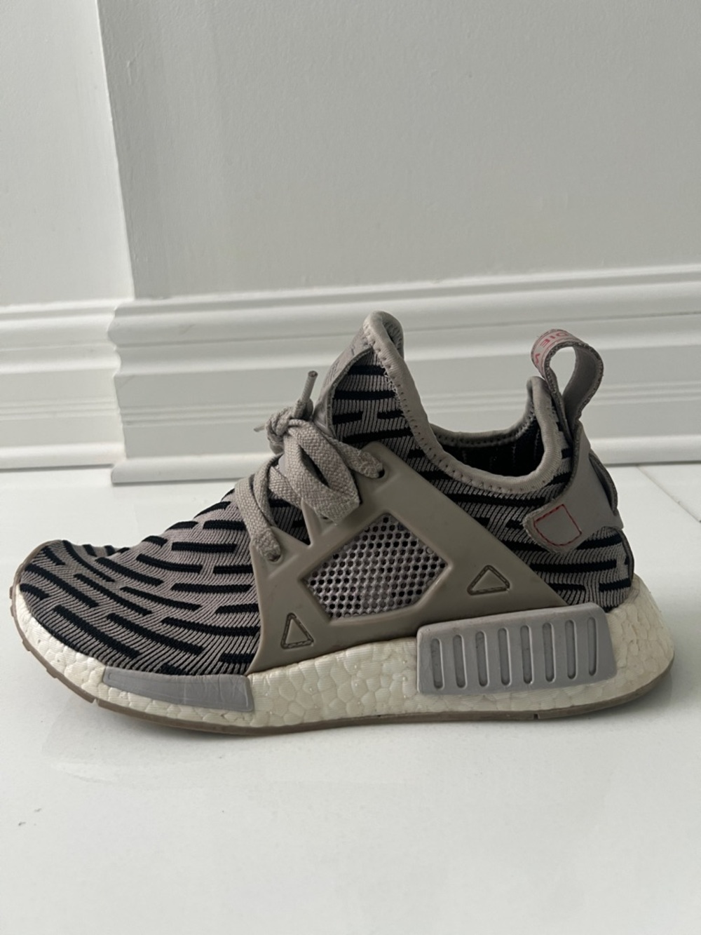 Rare 2017 Adidas NMD_XR1 Primeknit “clear granite” sneakers